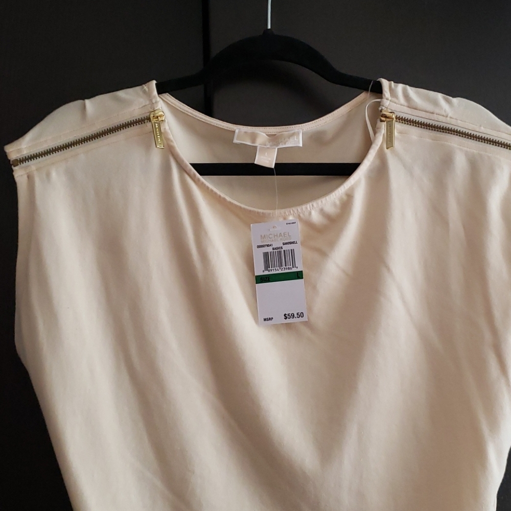 Michael Kors sleevelesss zipper top - Picture 8 of 9